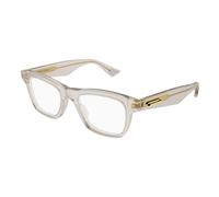 Transparent Beige Eyewear Frames - unisex - Bottega Veneta - Glasses - Gray - 51 MM - Accessories 51 MM
