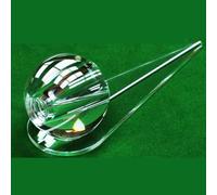 Transparent Billiard Trainer 58mm Acrylic Cue Hitting Exerciser with Dual Guide Holes for Straight Shot Practice Aiming Accuracy Tool for Pool Snooker Beginners