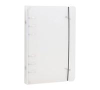 Transparent Binder Cover - Clear 6-Ring Loose Leaf Binder Protector | Durable PP Frosted Cover for A6 & Paper Sizes | Organizer for Journals, Planners, Notebooks, Albums