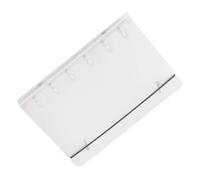 Transparent Binder Cover - Clear 6-Ring Loose Leaf Binder Protector | Durable PP Frosted Cover for A6 & Paper Sizes | Organizer for Journals, Planners, Notebooks, Albums