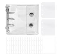 Transparent Binder,Sticker Collecting Book - Cards Collecting Book,For Students Teachers Office Workers Administrative Staff Project Managers School Business Meetings