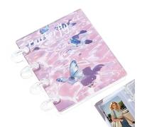 Transparent Binder - Sticker Collection Book with 20 Inner Pages - Album for Photo Art Storage | for Teachers Office Professionals Project Manager School Business Meetings