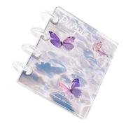 Transparent Binder | Sticker Collection Book with 20 Inner Pages - Portable Adhesive Notebook | for Teachers Office Professionals Project Manager School Business Meetings