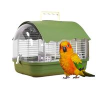 Transparent Bird Travel Carrier - Travel Cage for Birds, Lovebird Travels Cages, Conure Parakeet Canary Lovebird Portable Cage Indoor Outdoor Balcony Pet Transport | Safe for Birds Parrots Canarie