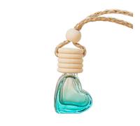 Transparent Bottle Car Oil Diffuser, Versatile Aromatherapy Diffuser Crystal Heart, Exquisite Car Aromatherapy Diffuser, Portable Car Diffuser, Bottle Scents Pair