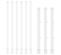 Transparent Bra Back Straps, 3 Pairs Invisible Transparent Bra Back Strap 10 Mm Thin Tpu Straps Non-slip Clear Dance Brastrap Adjustable Shoulder Strap Replacement for Women Girls Strapless Bras