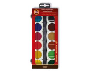 Transparent Bright Artist Watercolor KOH-I-NOOR Opaque Paint