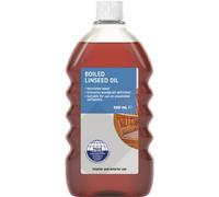 Transparent Brown Satin Boiled Linseed Furniture Wood Oil, 500Ml