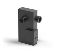 Transparent Brutalist Sculpture Speaker Black