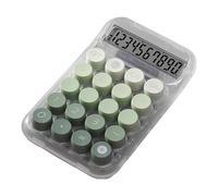 Transparent Calculator - Retro Aesthetic Office Tool, Numpad Audible Feedback, Portable Portable with Blue Switches, Budget Financial Accounting | Ergonomic Keyboard Companion for