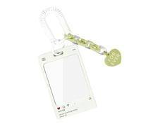 Transparent Card Protection Sleeve Photocard Photo Protector Holder Keyring Bus Card Cover Acrylic Cute Korean Acrylic Sleeve