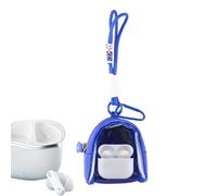 Transparent Carry Case for Figures, Transparent Bag for Figures - Portable Coin Purse | Dustproof Earphone Organizer Bag, Collectibles Showcase with Closure, Blue, Se référer au descriptif, Refer to