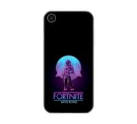 Transparent Case for Apple iPhone, Printed in France, Video Games, Fortnite Battle Royale (iPhone 7/8/SE)
