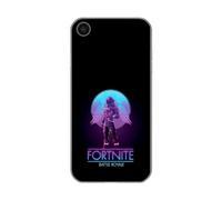 Transparent Case for Apple iPhone, Printed in France, Video Games, Fortnite Battle Royale (iPhone XR)