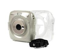 Transparent Case for Fujifilm Instax Sqaure SQ20 Camera, EpicGadget Transparent Clear Hard Plastic Protective Case Cover with Adjustable Shoulder Strap for Fujifilm Instax Sqaure SQ20 Camera (Clear)