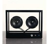 Transparent Cassette Bluetooth Speaker with Enclosed Acoustic Chamber, Supports Bluetooth/USB/AUX Playback, Ideal for Gifting