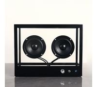 Transparent Cassette Speaker, Portable Bluetooth/USB/Aux Playback, Minimalist Design, Crystal Clear Sound for Office, Living Room, Great Gift Option - 2023