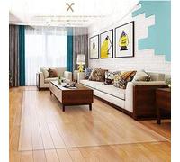 Transparent Chair Mat 1.5mm Clear Vinyl Plastic Floor Runner Protector,60/80/100/120cm wide, Clear Entrance Floor Runner Protector, HD Transparent Carpet Hallway Hardwood Floors Mat Protect Pad, Easy