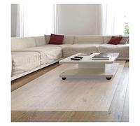 Transparent Chair Mat Clear Chair Mat Hard Floor Use Transparent Office Home Floor Protector Thick Durable,2mm Thick,100/110/120/130/140/150/160cm Wide, 100-350cm length Easy to Clean(100x140cm/40x55i