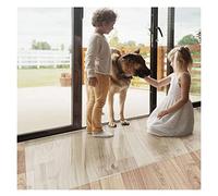 Transparent Chair Mat Floor Protector Mats, Super Grip Anti-Static Durable & High Impact Strength Perfect Plastic for Home Office Desk,1.5/2mm Thick,80/100/120/140cm Wide,100-350cm length Easy to Clea