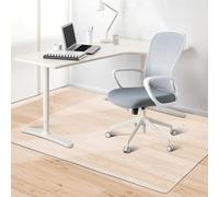 Transparent Chair Mat for Low Pile Carpets & Hardwood Floors 1.5mm Thick Office Carpet Protector RectanguDesk Mat (90x200cm) Enhance Durability & Mobility