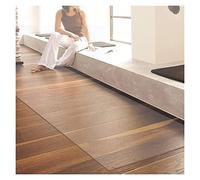Transparent Chair Mat PVC Transparent Office Computer Floor Protector Non-slip Durable,Furniture Wooden Floor Protector for Home Office,65/85/105/125/145cm wide,100-600cm length,2mm Thick Easy to Clea