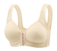 Transparent Chiffon Wirefree Bras for Women, Plus Size, Comfortable and Soft, Supporting Bralettes Breathable Wirefree Bras for Girls 8 Years, beige, L