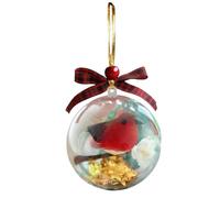 Transparent Christmas Baubles - 9 cm Bird Keepsake | Hummingbird Christmas Decoration | For Christmas Tree Halloween Home Party Family Birthday Holiday Wedding Thanksgiving Country House Festive