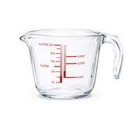 Transparent Classic Measuring Jug Stain Proof Graduated Measuring Lines Oven Microwave & Dishwasher Safe Heat Resistant Clear Measuring Jug (0.25L)