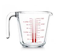 Transparent Classic Measuring Jug Stain Proof Graduated Measuring Lines Oven Microwave & Dishwasher Safe Heat Resistant Clear Measuring Jug (0.5L)