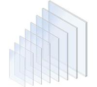 Transparent Clear Acrylic Sheets Acrylic Perspex Plastic Sheet A2 (594 x 420mm), 1.2mm Thick Square Acrylic Panel for Picture Frame Glass Replacement Signs