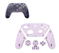 Transparent Clear Faceplate Housing Shell for GameSir G7 Pro Controller, Replacement Front Skin Case Cover Plates for GameSir G7 Pro Gaming Controller PC Version (Purple)