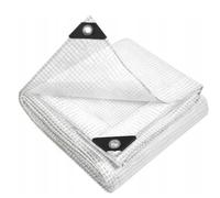 TRANSPARENT CLEAR Tarpaulin EXTRA Heavy Duty 350GSM Sheet Waterproof Cover Tarp (0.65m x 0.65m)