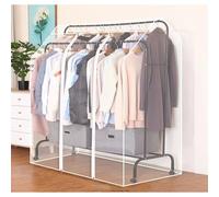 Transparent Clothes Rack Cover, Dustproof Protector with ers, Washable Garment Rack Shield, Fits 29.5" Width, 160x75x150cm, Perfect for Closet nizat & Sto