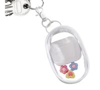 Transparent Coin Purse - Children's Coin Purse with Keyring, Multifunctional Earphone Bag | Coin Purse for Children Ideal for Birthday, Party, Christmas and Graduation Gifts, Po, white, Fare