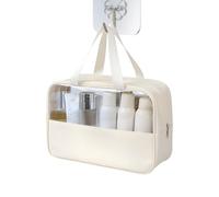 Transparent Cosmetic Pouch, Makeup Organizer Bag for Easy Access, Water Resistant Designwith Zipper Closure, Ideal for Travel Bathroom, Vanity, Flexible and Lightweight, Everyday Carry