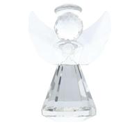 Transparent Crystal Angel Statue Home Decoration Cute Dining Table Animal Collection Statue