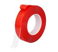 Transparent Curtain Rod Glides, 2M Sliding Poles Tape Stop Drapery Rings for Extendable Poles, Smooth Quiet Sliding, Easy DIY Installation, Universal Fit