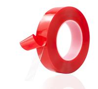 Transparent Curtain Rod Glides Tape, 2M Sliding Curtain Poles Tape Stop Drapery Rings Tape Catching on Extendable Poles Smooth Quiet Sliding for Easy Curtain Universal Fit Use Easy DIY Installation