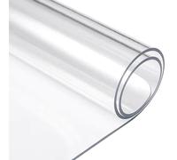 Transparent Desk Protection Mat - Non-slip Desktop Protector, Transparent PVC Table Protector, Waterproof Table Protector | Easy to Cut Transparent Dining Table Mat for Use on Eats