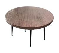 Transparent Dining Table Protector Round Waterproof All-Weather Elastic Band