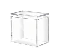 Transparent display Case Acrylic Showcase for Cables Dustprooffor Cards Figures Perfumes Ideal for Study Bedroom Office Museum Decor