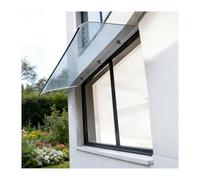 Transparent Door Awning Canopy, Rain Shelter for Windows and Doors, Ideal for Gardens, Courtyards, Patios, Balconies - Easy Installation, 230cm/90.5in