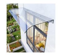 Transparent Door Awning Canopy, Rain Shelter for Windows and Doors, Ideal for Gardens, Courtyards, Patios, Balconies - Easy Installation, 230cm/90.5in