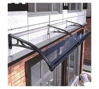 Transparent Door Canopy Awning 120x200cm Weather Protection for Patio Doors - Rain Snow Sunshade CoverRoofing Canopy for Outdoor Entryways