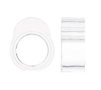 Transparent Door Handle Protector Anti Collision Bumper Household Essentials Stopper Home Improvement Wall(Single Ring,4PCS)