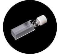 Transparent Double-sided Cuvette With M10 Thread, Made Of Monolithic Bonded ES Quartz Material For Laboratory Use