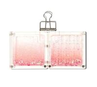 Transparent Drift Sand Painting Palette Acrylic Base Portable Tool for Studio Watercolor Blending Needs Clip on Painting Palette for Artists