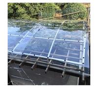 Transparent Durable Panel Lear Acrylic Plastic Sheet 1mm Weather-Resistant for Canopy, Carport, Customizable(1x5m/3.3x16.4ft)