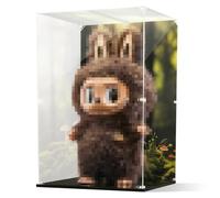 Transparent Dust-Proof Display Case (with Painted Backdrops), Compatible with Zimomo I Found You & Medium-to-Large Figurines - Collectible Protection & Storage Shield